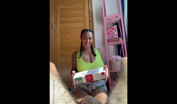 Jaaden xxx leaked blowjob with Doughnuts